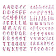 Mini Pink Love Letters S-SPMSR16P