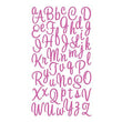Sweetheart Script Pink Glitter S-52-10031