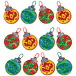 Mini Christmas Ornaments Repeats 50-21269