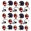 Football and Helmets Repeat 50-20742