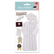 Cap and Gown White SPJBLG112