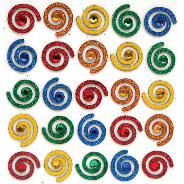 Bright Multi Color Swirls Repeats 50-20924