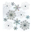 Glitter Snowflakes 50-20484