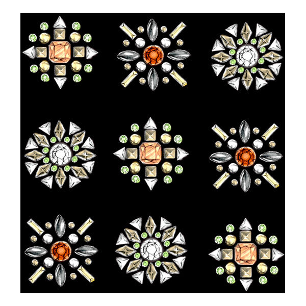 Studs with Rhinestones 50-20700
