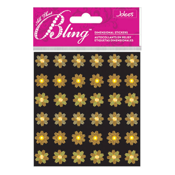 Gold Mini Flowers 50-20163