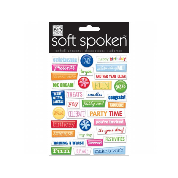 SS-1364 Party Pebble Words
