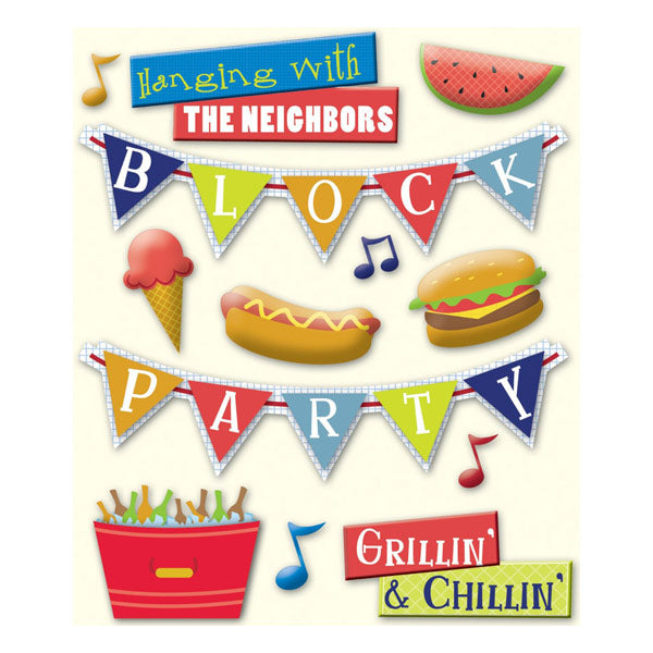 Block Party Sticker Medley KCO-30-588202