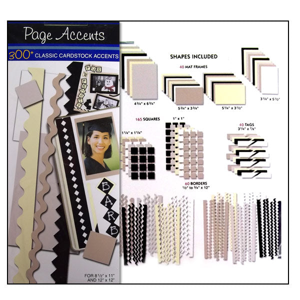 Classic Cardstock Page Accents WT-28208