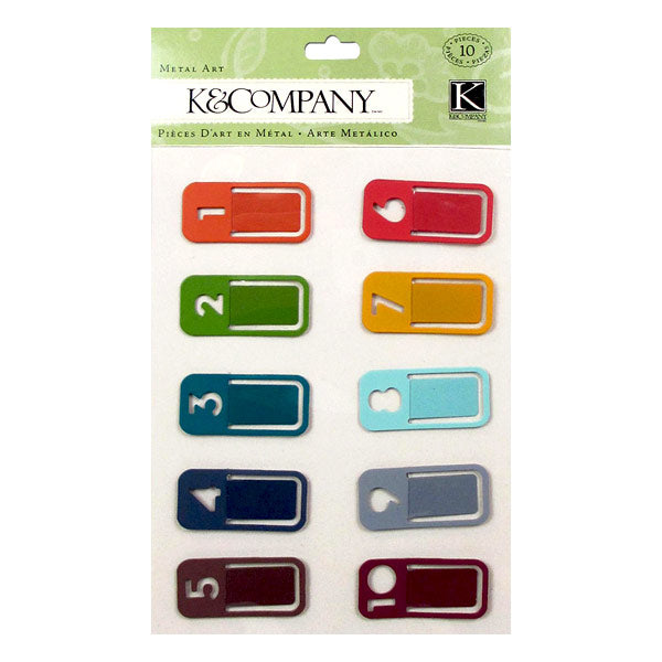 Travel Number Clips Metal Art KCO-30-681705