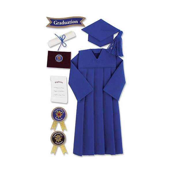 Cap & Gown Blue SPJLG1056X