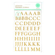 Gold Glittered Alphabet MS-MA340013