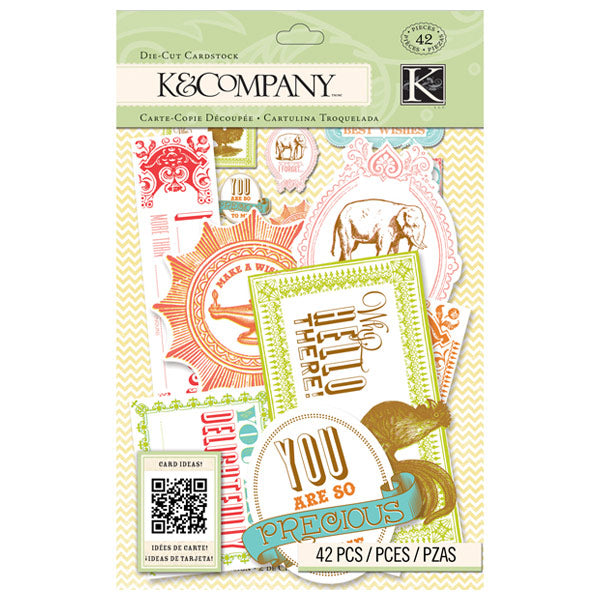 Beyond Postmarks Letterpress Die-Cut Cardstock KCO-30-657984