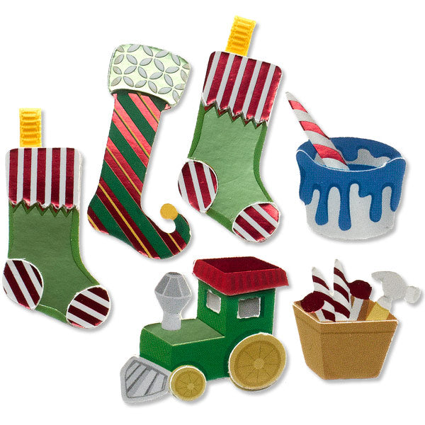 Colorful Stockings and Toys 50-00635