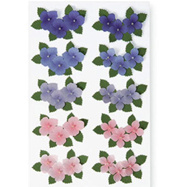 Dimensional Hydrangea Stickers MS-M355011