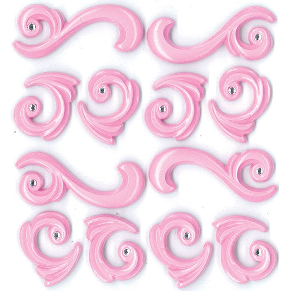 Pink Flourishes Cabochons 50-20835