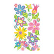 Fanciful Flowers Glitter S-SPVC26