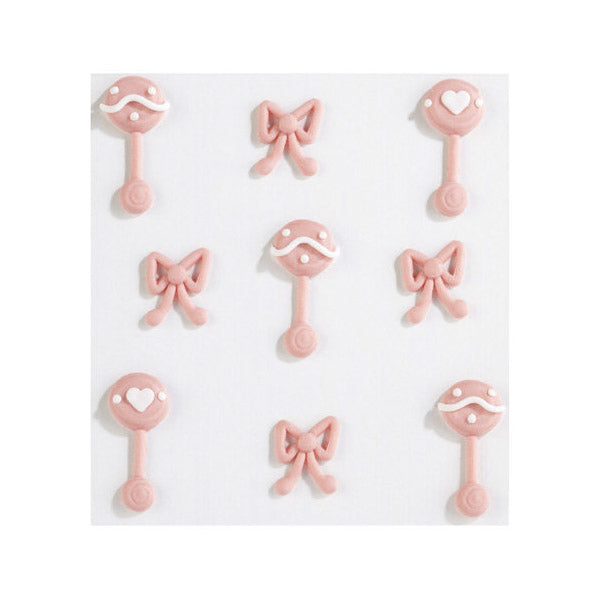 Baby Girl Icing Rattles 50-21157