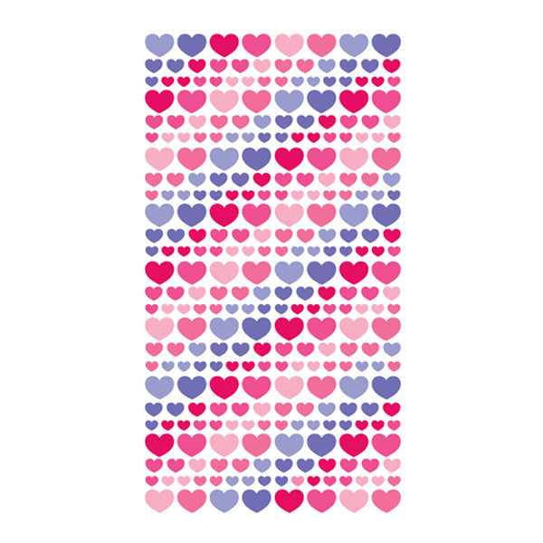 Purple N Pink Hearts Glitter S-52-00181