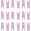 Pink Glitter Clothespins 50-21373