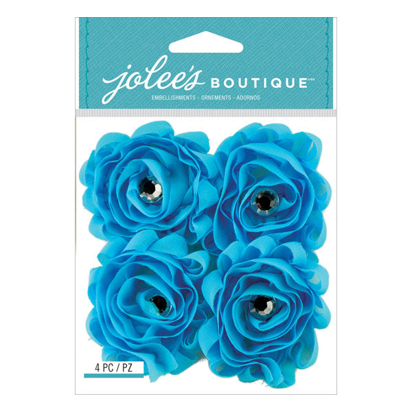 Light Blue Large Florals 50-21589