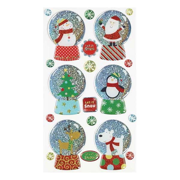 Whimsical Christmas Snowglobe S-52-203281