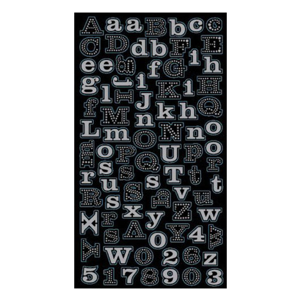 Silver Mini Foil Alphas 50-50103