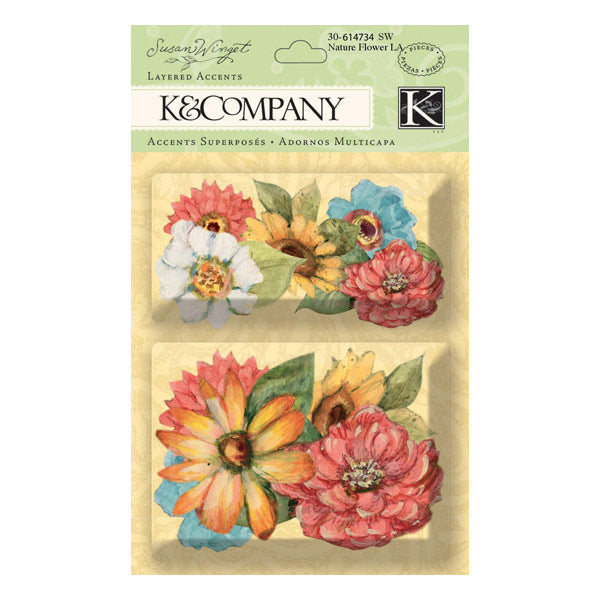 Susan Winget Nature Flower Layered Accents KCO-30-614734