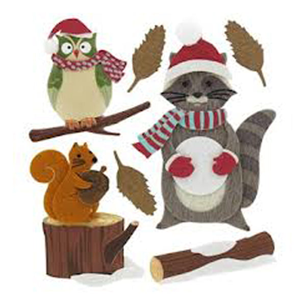 Woodland Critters with Santa Gear 50-21007