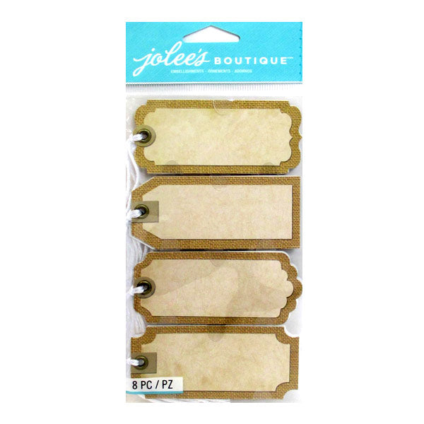 Burlap Tags with Twine 50-30171