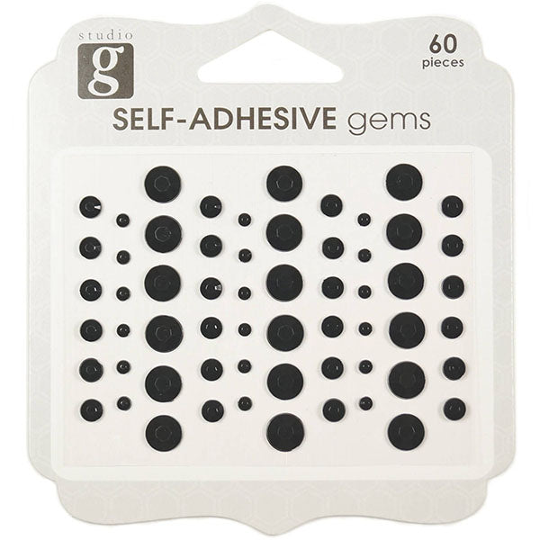 Adhesive Gems Black HA-VAC0646