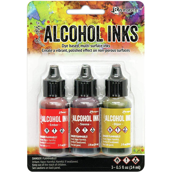 Alcohol Ink Set Orange Yellow Spectrum TH-TAK69645