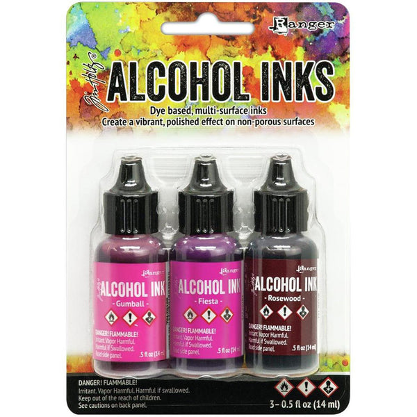 Alcohol Ink Set Pink Red Spectrum TH-TAK69638