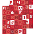 Americana Alphabet Red Die-Cut Sticker KCO-30-588080