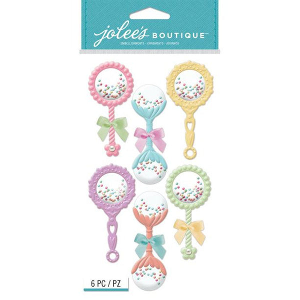 Baby Rattle Snow Globes 50-51031