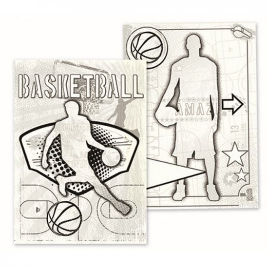 Basketball Canvas Colorables LYB-GO-2032