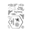 Bee and Flowers Wreath HA-CM511