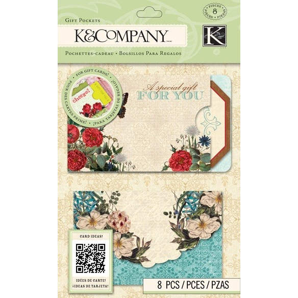 Beyond Postmarks Floral Gift Pockets KCO-30-657885