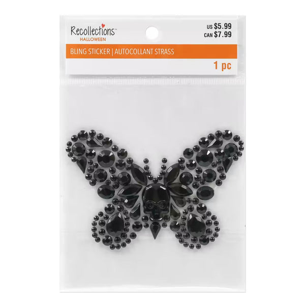 Black Skull Butterfly R-718596