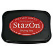 Blazing Red StazOn Solvent Ink SZ-21
