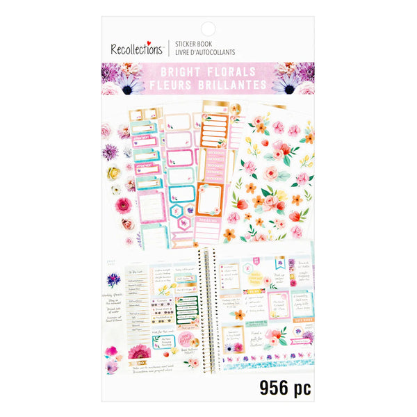 Bright Florals Sticker Book R-688225