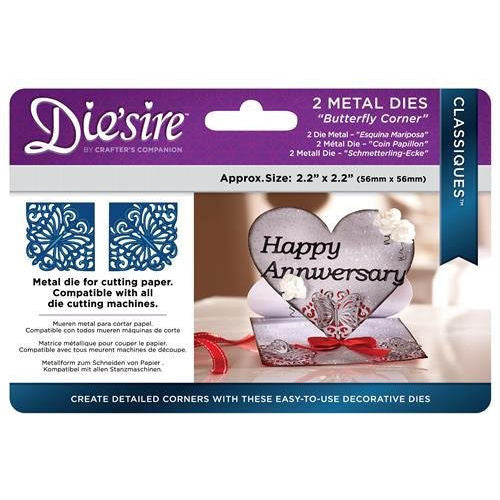 Butterfly Corner Metal Die DS-C-BUCOR