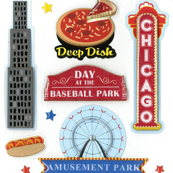 Chicago Dimensional Sticker KCO-30-578661