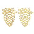 Christmas Glitter Gold Pinecone R-603181