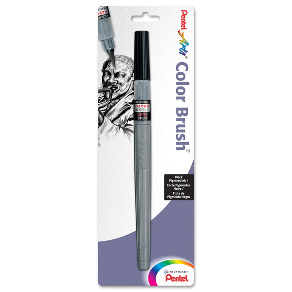 Color Brush Medium Point Black Pigment Ink PA-24580