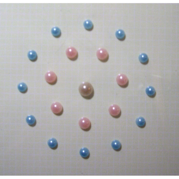 Colored Pearl Adhesive Gems KCO-30-596504