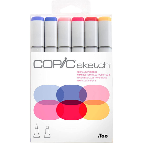 Copic Sketch Marker Set Floral Favorites 2