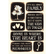 Family Weatherd Message Foam Stickers M-18020