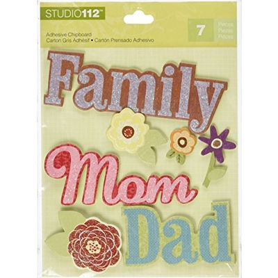Family Words Adhesive Chipboard KCO-30-595941