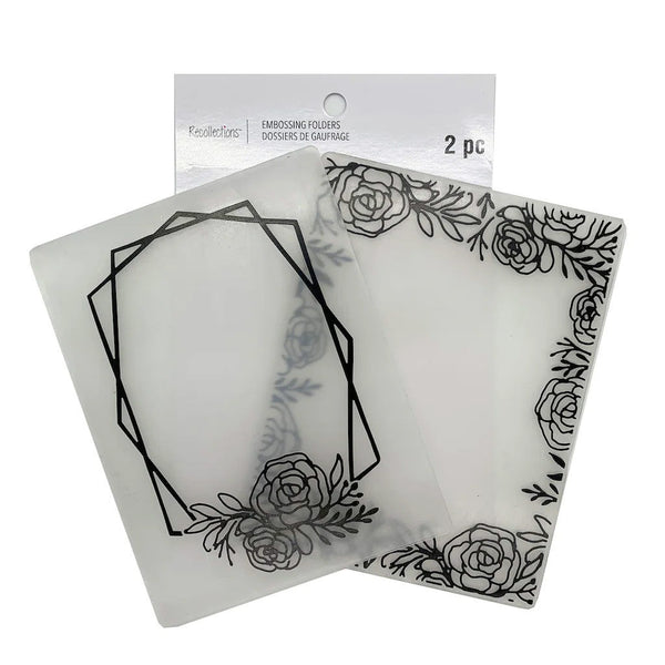 Floral Frame Embossing Folders R-658166