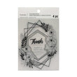 Floral Geometric Thanks R-658141